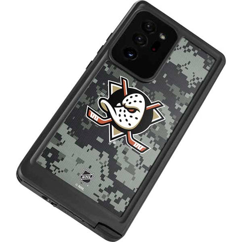 NHL Anaheim Ducks Camo Galaxy Note20 Ultra 5G Waterproof Case