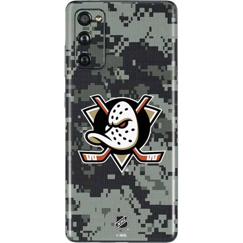 NHL Anaheim Ducks Camo Galaxy S20 Fan Edition Skin