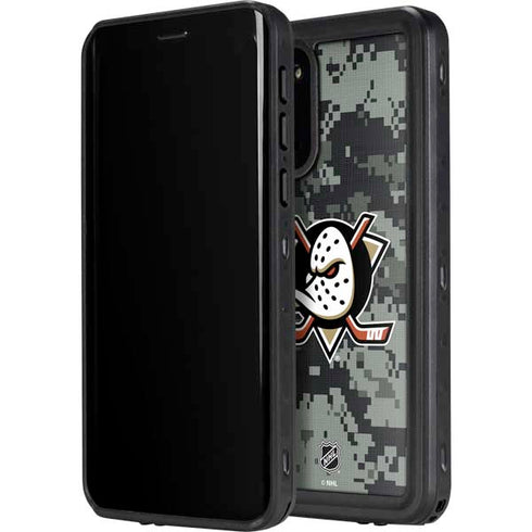 NHL Anaheim Ducks Camo Galaxy S20 Plus Waterproof Case
