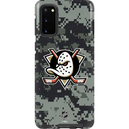 NHL Anaheim Ducks Camo Galaxy S20 Pro Case