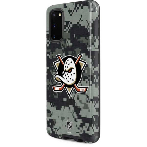 NHL Anaheim Ducks Camo Galaxy S20 Pro Case