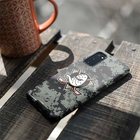NHL Anaheim Ducks Camo Galaxy S20 Pro Case