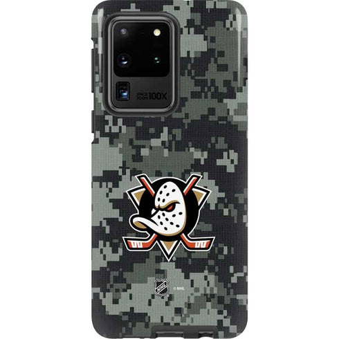 NHL Anaheim Ducks Camo Galaxy S20 Ultra 5G Pro Case