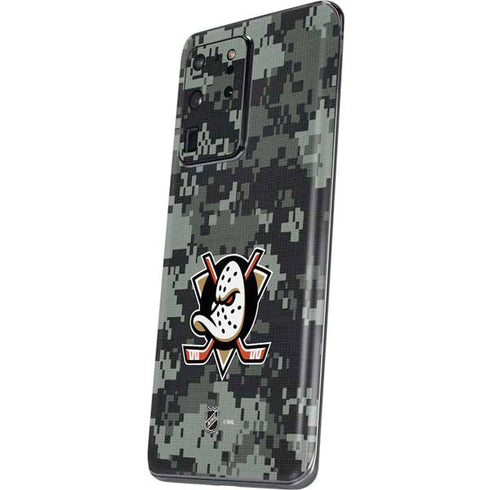 NHL Anaheim Ducks Camo Galaxy S20 Ultra 5G Skin