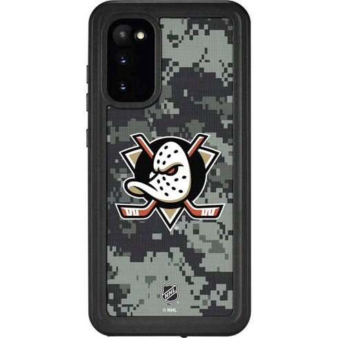 NHL Anaheim Ducks Camo Galaxy S20 Waterproof Case