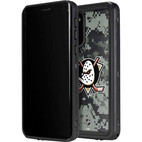 NHL Anaheim Ducks Camo Galaxy S20 Waterproof Case