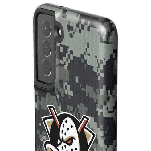 NHL Anaheim Ducks Camo Galaxy S21 5G Pro Case
