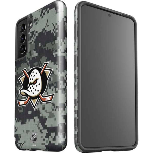 NHL Anaheim Ducks Camo Galaxy S21 5G Pro Case