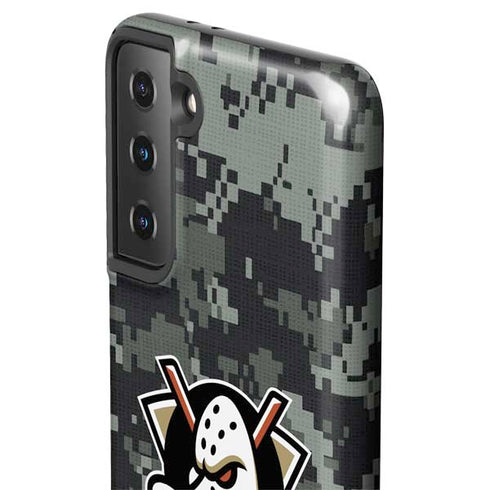 NHL Anaheim Ducks Camo Galaxy S21 FE Pro Case