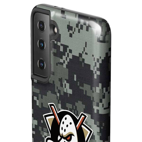 NHL Anaheim Ducks Camo Galaxy S21 Plus 5G Pro Case
