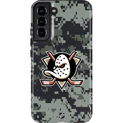 NHL Anaheim Ducks Camo Galaxy S22 Plus Pro Case
