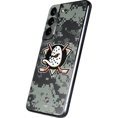 NHL Anaheim Ducks Camo Galaxy S22 Plus Skin