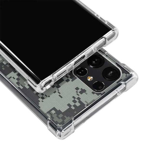 NHL Anaheim Ducks Camo Galaxy S22 Ultra Clear Case
