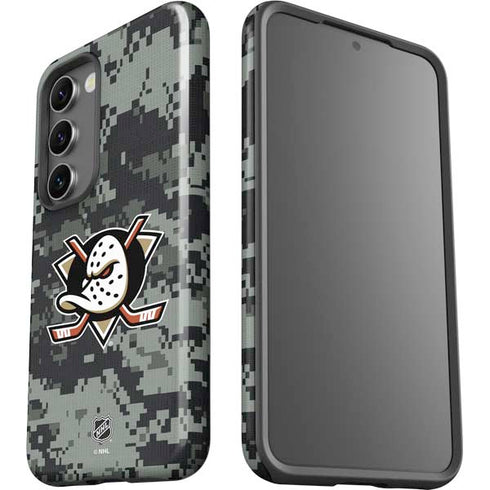 NHL Anaheim Ducks Camo Galaxy S23 Plus Pro Case