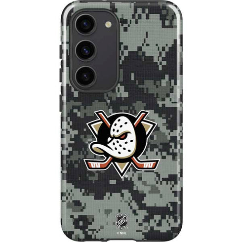 NHL Anaheim Ducks Camo Galaxy S23 Pro Case
