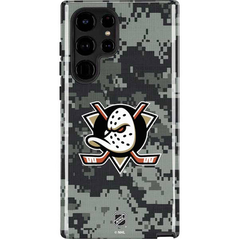 NHL Anaheim Ducks Camo Galaxy S23 Ultra Pro Case