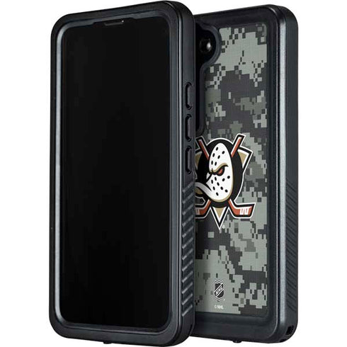 NHL Anaheim Ducks Camo Galaxy S23 Waterproof Case