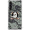 NHL Anaheim Ducks Camo Galaxy S24 FE Clear Case