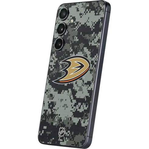 NHL Anaheim Ducks Camo Galaxy S25 Plus Skin