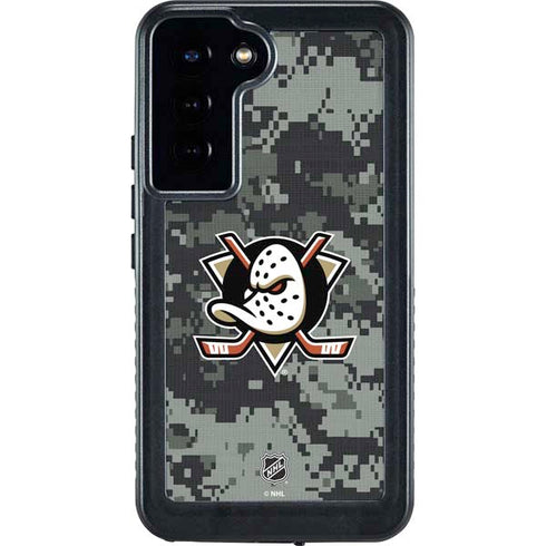 NHL Anaheim Ducks Camo Galaxy S24 Plus Waterproof Case