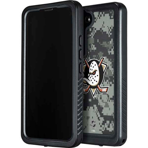 NHL Anaheim Ducks Camo Galaxy S24 Plus Waterproof Case