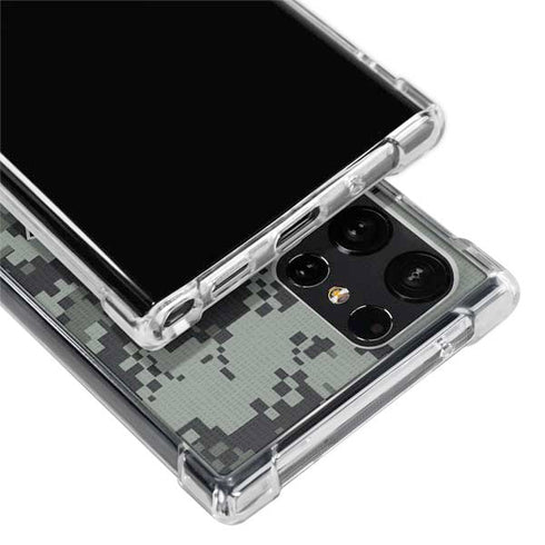NHL Anaheim Ducks Camo Galaxy S24 Ultra Clear Case