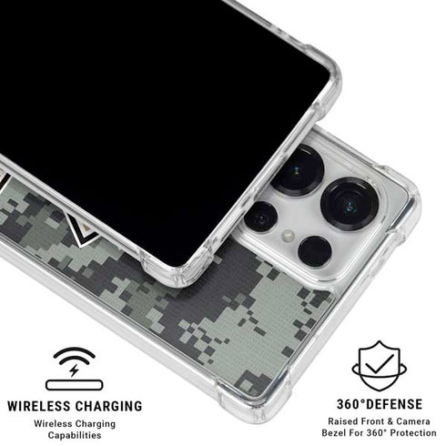 NHL Anaheim Ducks Camo Galaxy S25 Ultra Clear Case