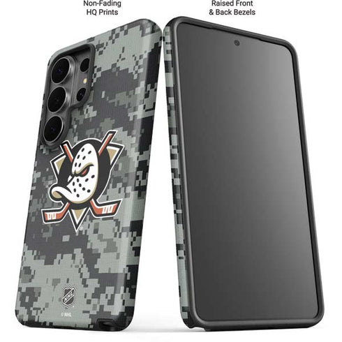 NHL Anaheim Ducks Camo Galaxy S26 Ultra Impact Case