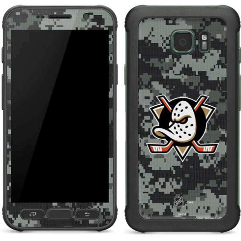 NHL Anaheim Ducks Camo Galaxy S7 Active Skin