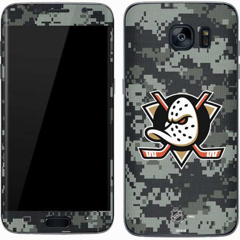 NHL Anaheim Ducks Camo Galaxy S7 Skin