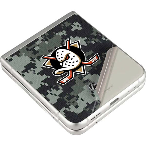 NHL Anaheim Ducks Camo Galaxy Z Flip3 5G Skin