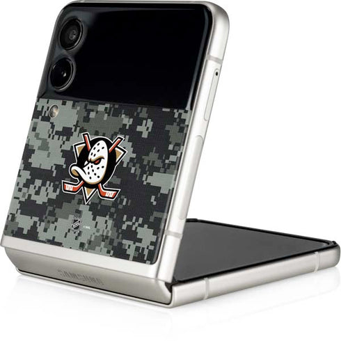 NHL Anaheim Ducks Camo Galaxy Z Flip3 5G Skin