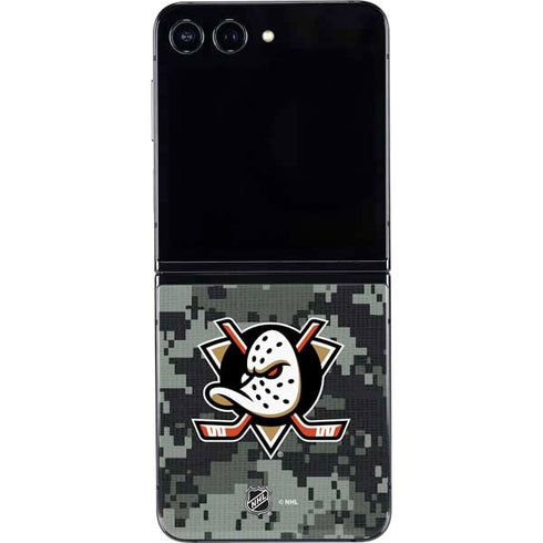 NHL Anaheim Ducks Camo Galaxy Z Flip5 5G Skin