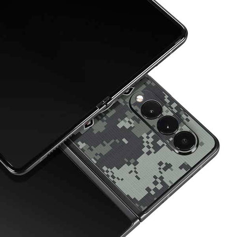 NHL Anaheim Ducks Camo Galaxy Z Fold3 5G Skin