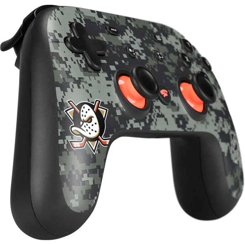 NHL Anaheim Ducks Camo Google Stadia Controller Skin