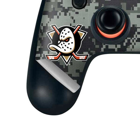 NHL Anaheim Ducks Camo Google Stadia Controller Skin