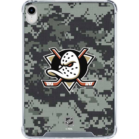 NHL Anaheim Ducks Camo iPad 11th Gen (2025) Clear Case