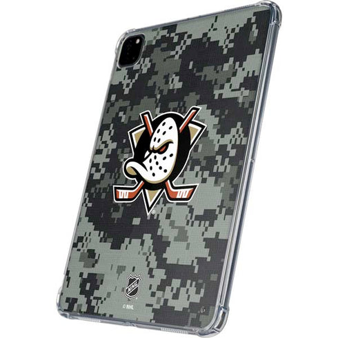 NHL Anaheim Ducks Camo iPad Pro 11in (2024) Clear Case