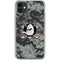 NHL Anaheim Ducks Camo iPhone 11 Clear Case