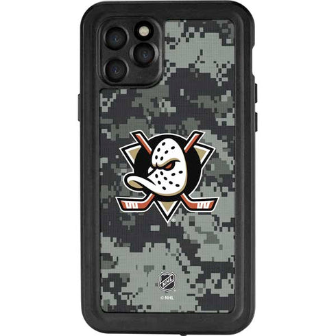 NHL Anaheim Ducks Camo iPhone 11 Pro Waterproof Case