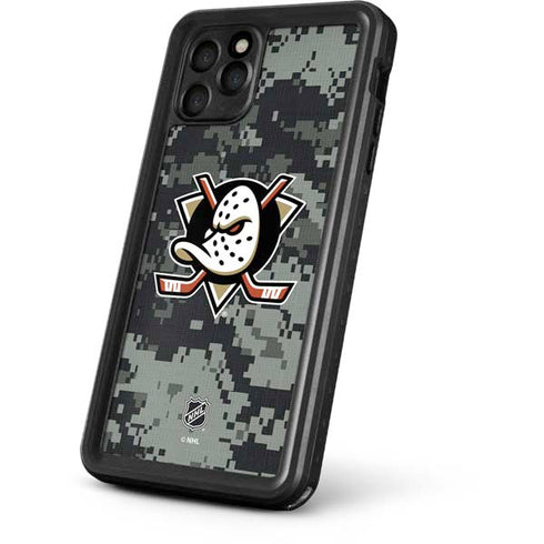 NHL Anaheim Ducks Camo iPhone 11 Pro Waterproof Case