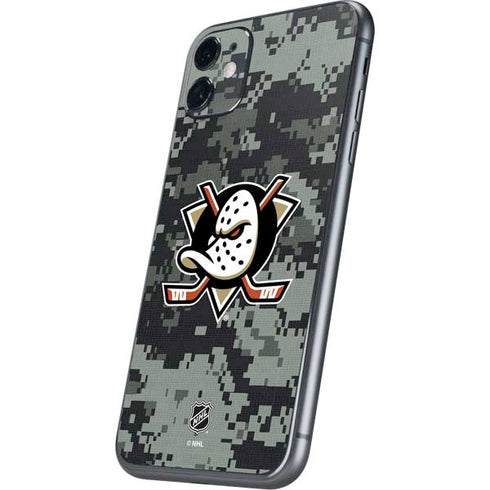 NHL Anaheim Ducks Camo iPhone 11 Skin