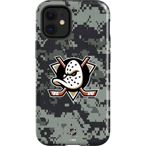 NHL Anaheim Ducks Camo iPhone 12 Mini Impact Case