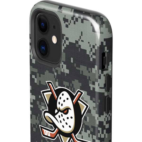 NHL Anaheim Ducks Camo iPhone 12 Mini Impact Case