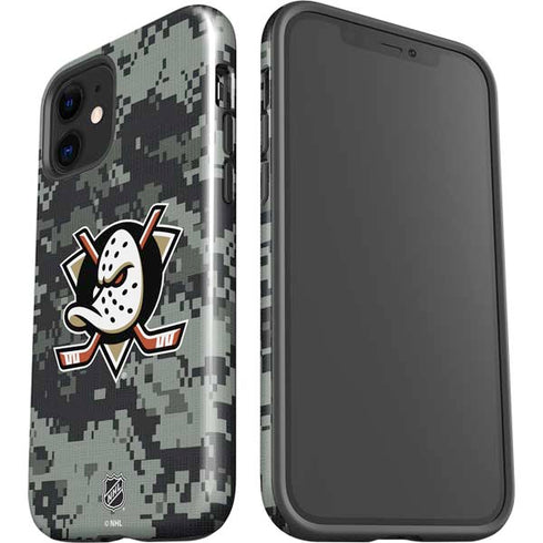 NHL Anaheim Ducks Camo iPhone 12 Mini Impact Case