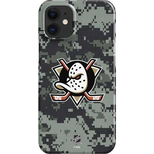 NHL Anaheim Ducks Camo iPhone 12 Mini Lite Case