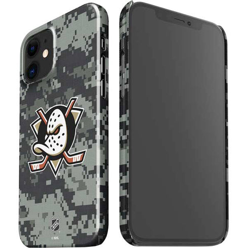 NHL Anaheim Ducks Camo iPhone 12 Mini Lite Case