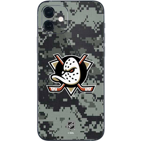 NHL Anaheim Ducks Camo iPhone 12 Mini Skin