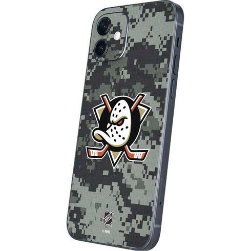 NHL Anaheim Ducks Camo iPhone 12 Mini Skin