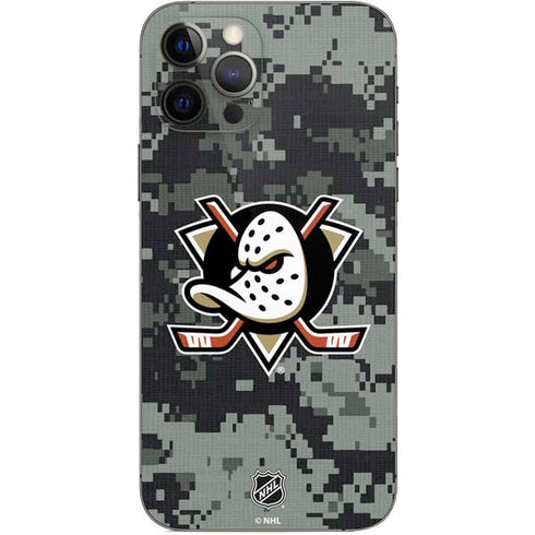 NHL Anaheim Ducks Camo iPhone 12 Pro Skin